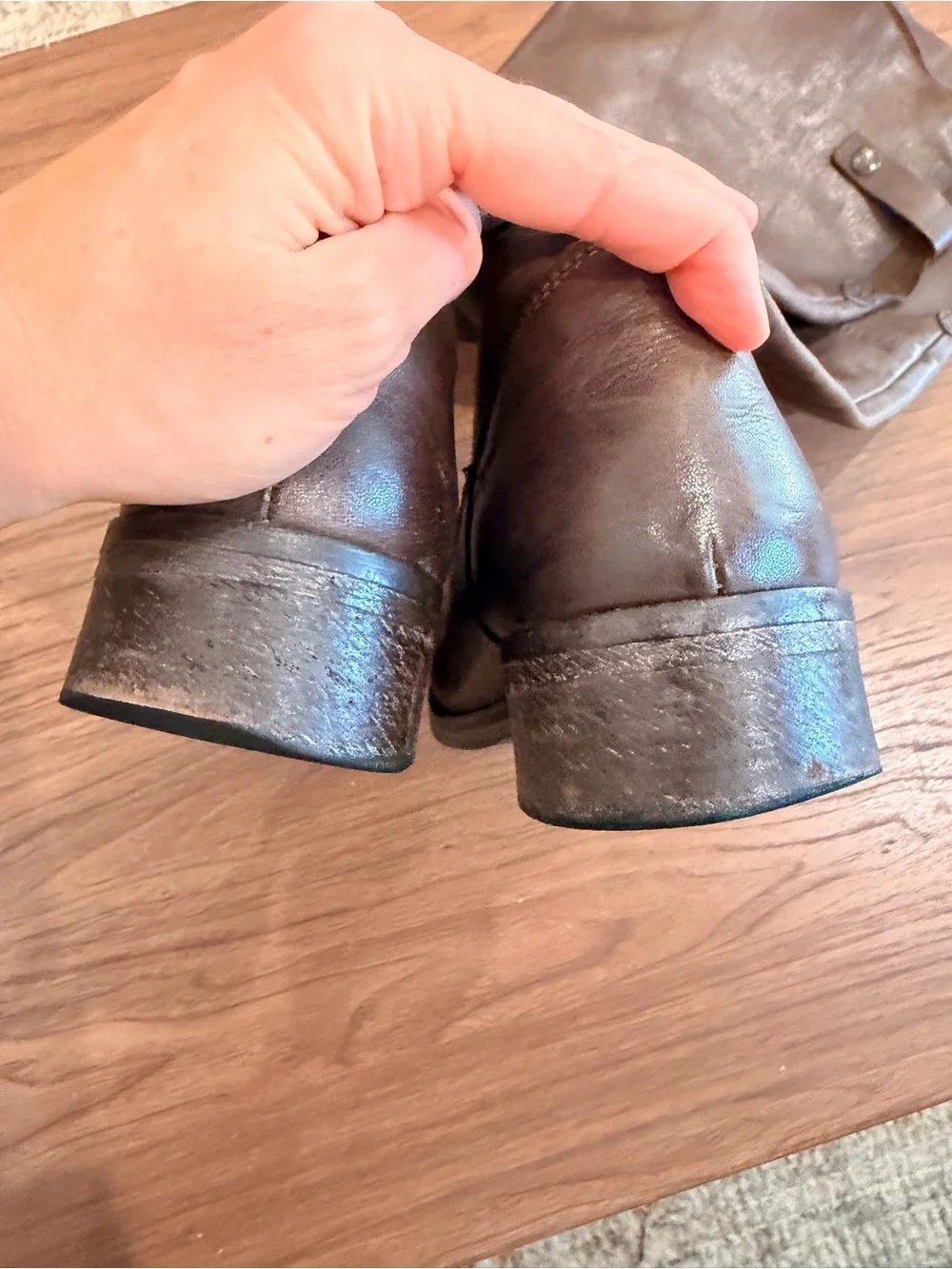 Buttery Soft Over the Knee Leather Boots Size 7.5 Women's Made in Italy Oiled
